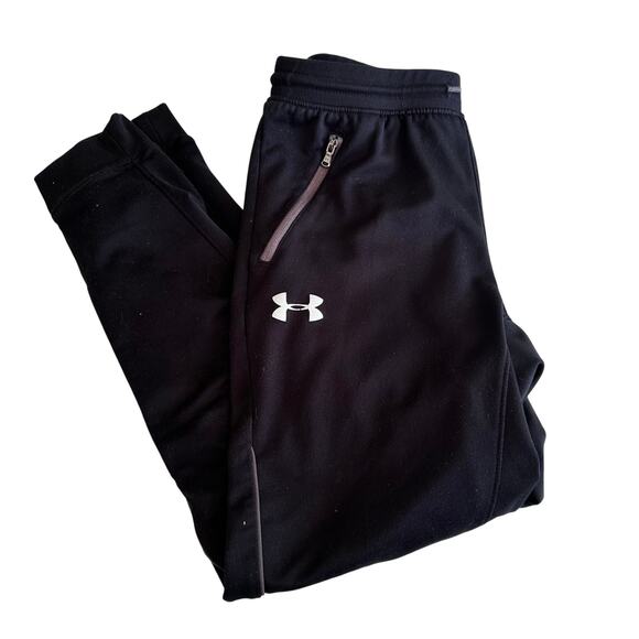 Under Armour Black Athletic Tapered Jogger Pants - L - Picture 1 of 4